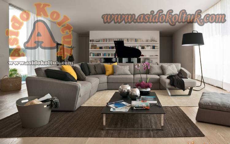 Frankfurt L Koltuk Takımı Modern Ecksofa Exklusive