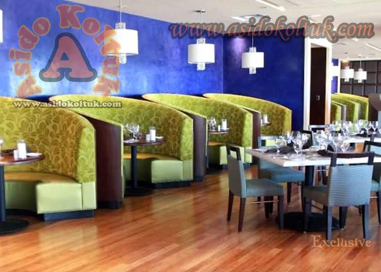 Restoran Kafe Özel Yuvarlak Sedirler